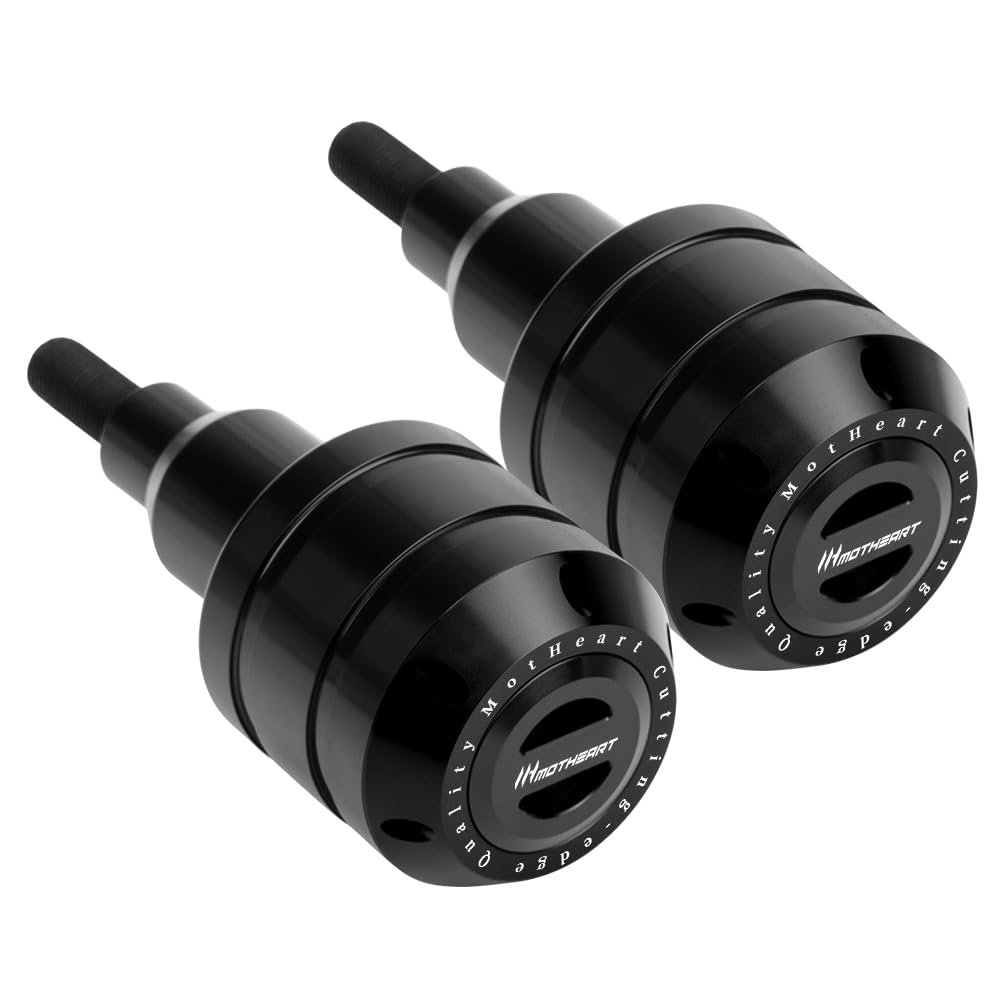 Sturzprotektoren für MT-07/FZ-07 13-24 YZF-R7 22-24 XSR 700 16-24 Tracer 7/Tracer 7 GT 21-23 Tracer 700 16-20 CNC Crash-Pads Rahmenschoner Sturzpads Zubehör (Schwarz)