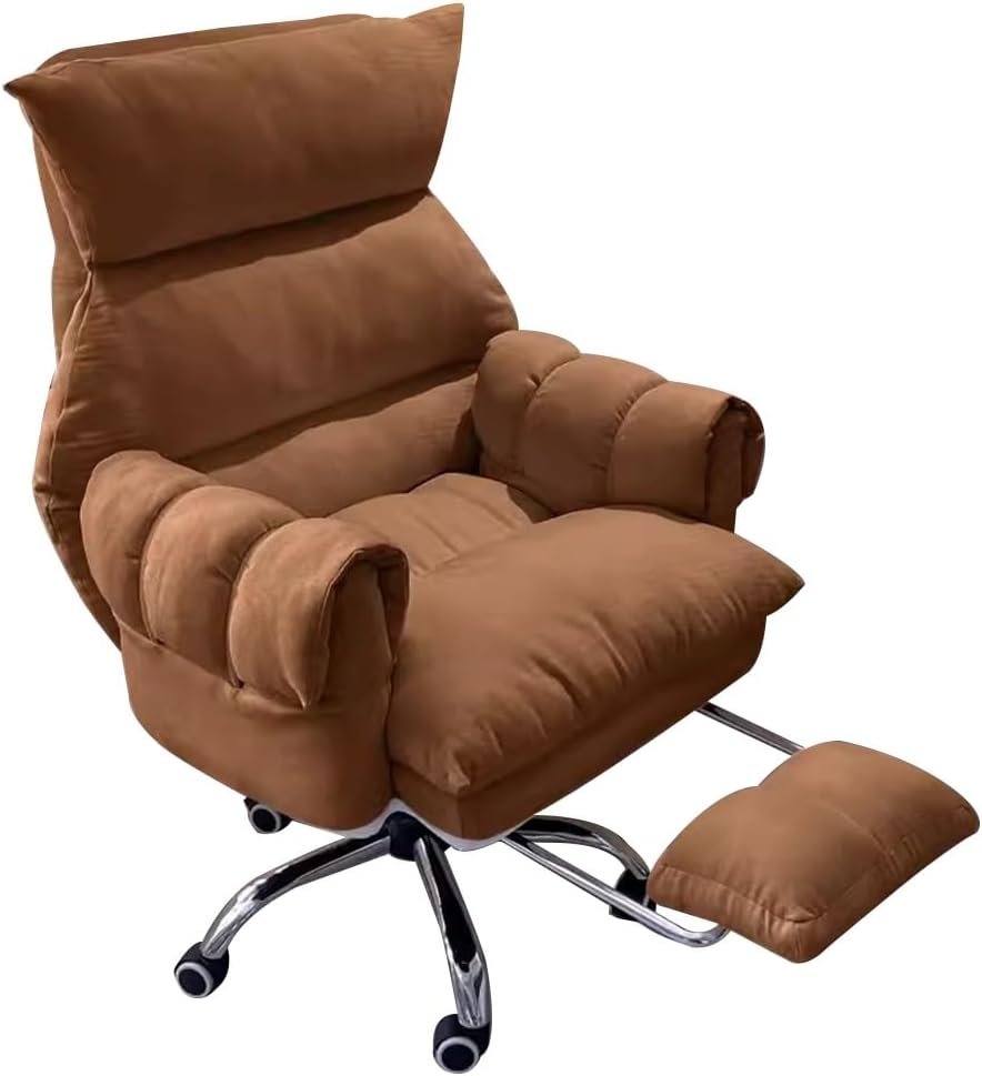 Work Chair Ergonomic Recliner Office Chair Lazy Sofa for Bedroom Home
