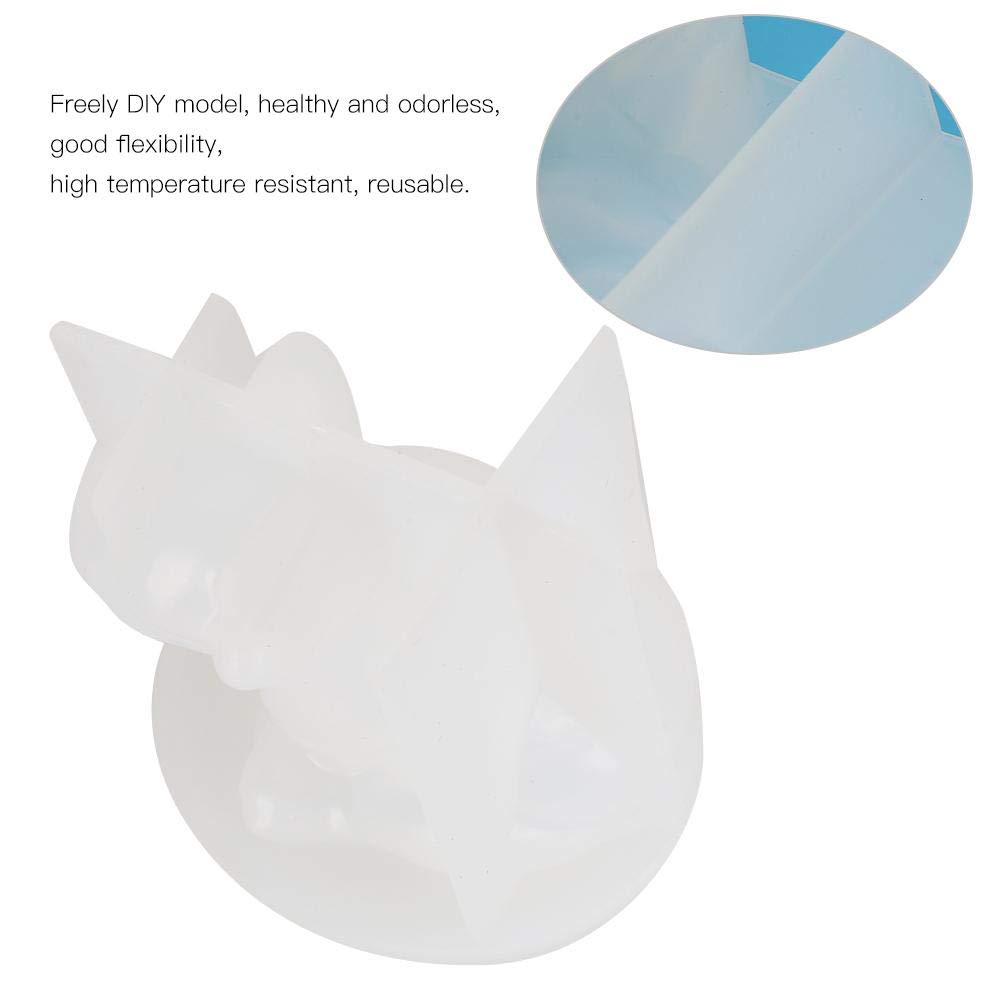 Lot De 2 Moules En Silicone Pour Chat - Moule à Bougie - Moule En Silicone - Moule à Savon - Moule En Résine époxy - Moule En Silicone Pour Bougies