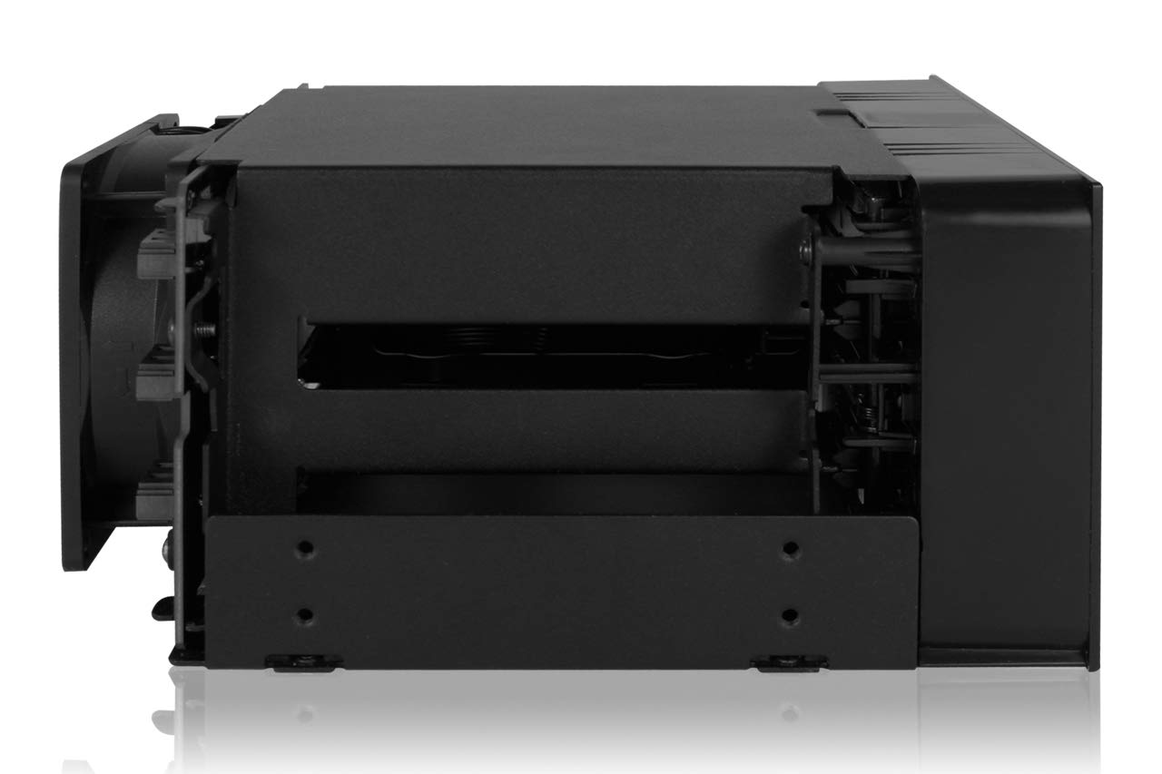 Icy Dock Backplane Cage/Rack móvil sin cajón para 3 HDD 3,5" SATA/SAS Hot Swap en 2 bahías de 5,25" con Cables - flexiDOCK MB830SP-B