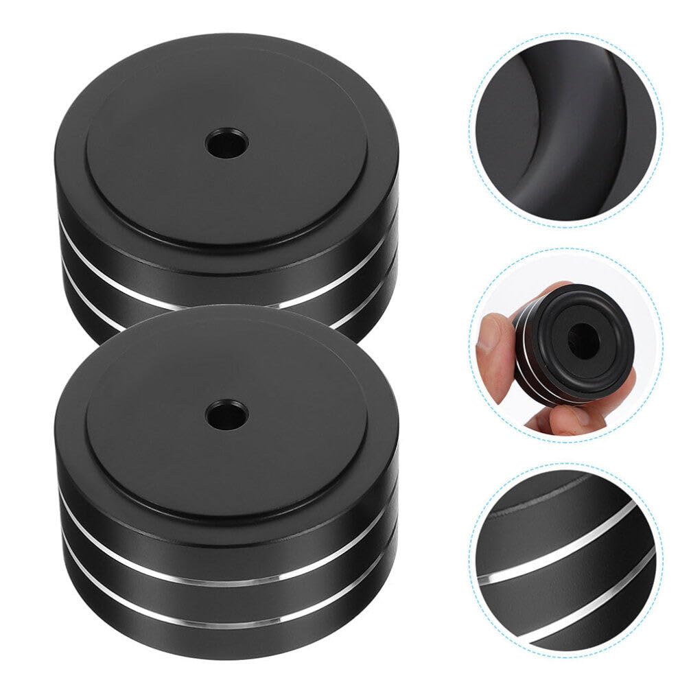 Gatuida 4pezzi Piedini Isolanti Per Altoparlanti Giradischi e Subwoofer Gomma Per Ridurre Vibrazioni e Migliorare Qualità Audio Adatti Amplificatori Lettori Cd e Supporti Audio