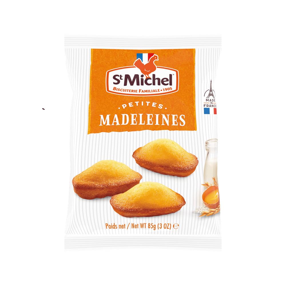 St Michel Mini Madeleine'S Traditional French Sponge Cakes 85G