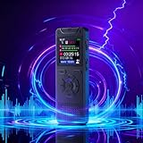 Digital Voice Recorder - Affordable & Easy to Use, One-Click, Voice Activated & Noise Reduction, Long Standby, USB Connectivity, Password, A-B Repeat, MP3 for Lectures/Meetings/Classes/Interviews