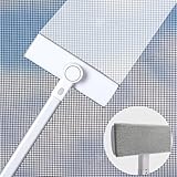 Window Screen Cleaner 2 in 1，mesh Screen Cleaner Brush Washing Equipment，Cleaning Tools for Porch Screens and Pet Hair Cleaner ，Wet and Dry Dual-Use Window Sill Cleaner Tool