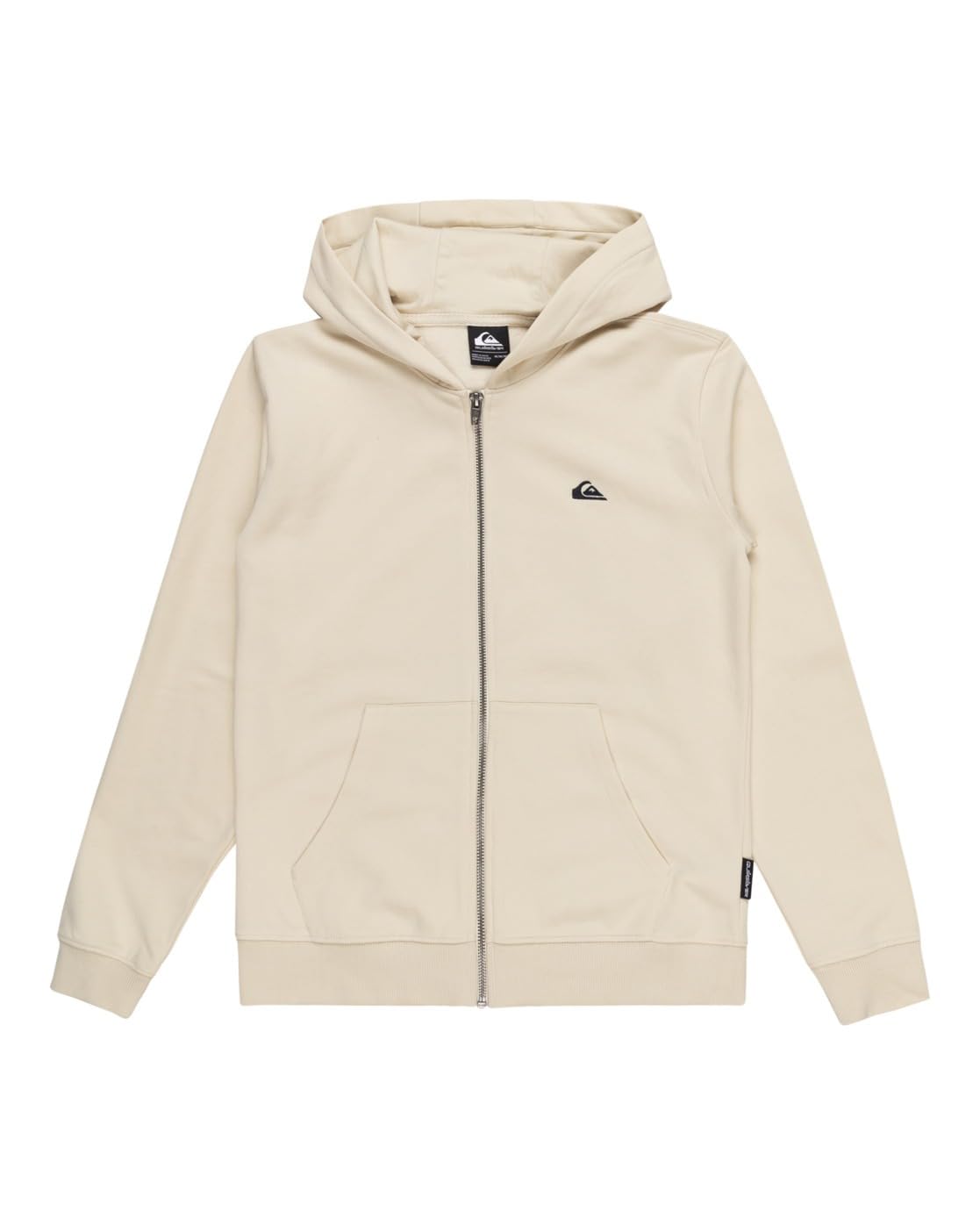 Quiksilver Long Sleeve Pullover Hoodie BASIC HOOD ZIP YOUTH Youth White 8