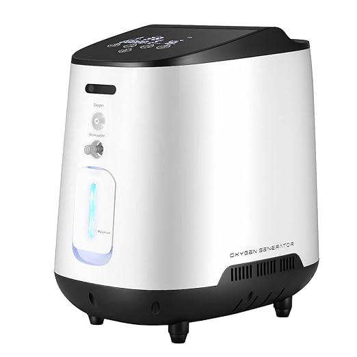 Portable Oxygen Concentrator for medical use. Breathe pure oxygen at home, office, Picnics, car!