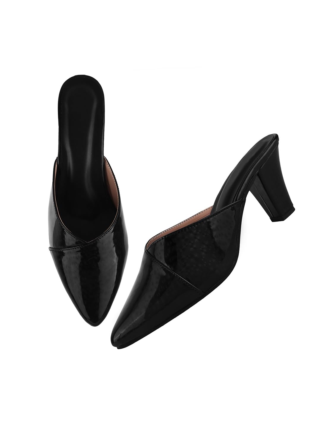 TRYME Chunky Heel Bellies Womens Fashion Pointed Pump Shoes for Party and Formal Occasions (B0CNPXBZJ9) Amazon Price History, Amazon Price Tracker