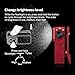 OLIGHT Oclip Pro EDC Flashlight Clip-on Light, Rechargeable 500 Lumens with Three Lighting Solutions Type-C Charging, Magnetic Flash Lights for Signaling, Cycling, Outdoor or Indoor Use (Crackle Red)