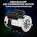 5 HP Air Compressor Motor, 3450RPM 184T Frame 230V, Dual Rotation Electric Motor with 7/8