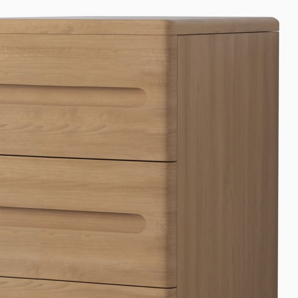 Nachtisch Holz Dreiziehende Nachttischkabinett Lagerschrank Modernem Minimalist Wohnzimmer Schlafzimmer Nachttisch Aufbewahrungsschublade Kleines Kabinett (Holz) Nachtkommode (Color : D)