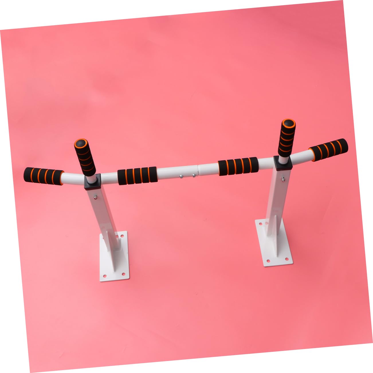 LIOOBO Upper Body Workout Bar Heavy Duty Pull-up Bar Doorway Home Gym Equipment Secure Fixing Screws
