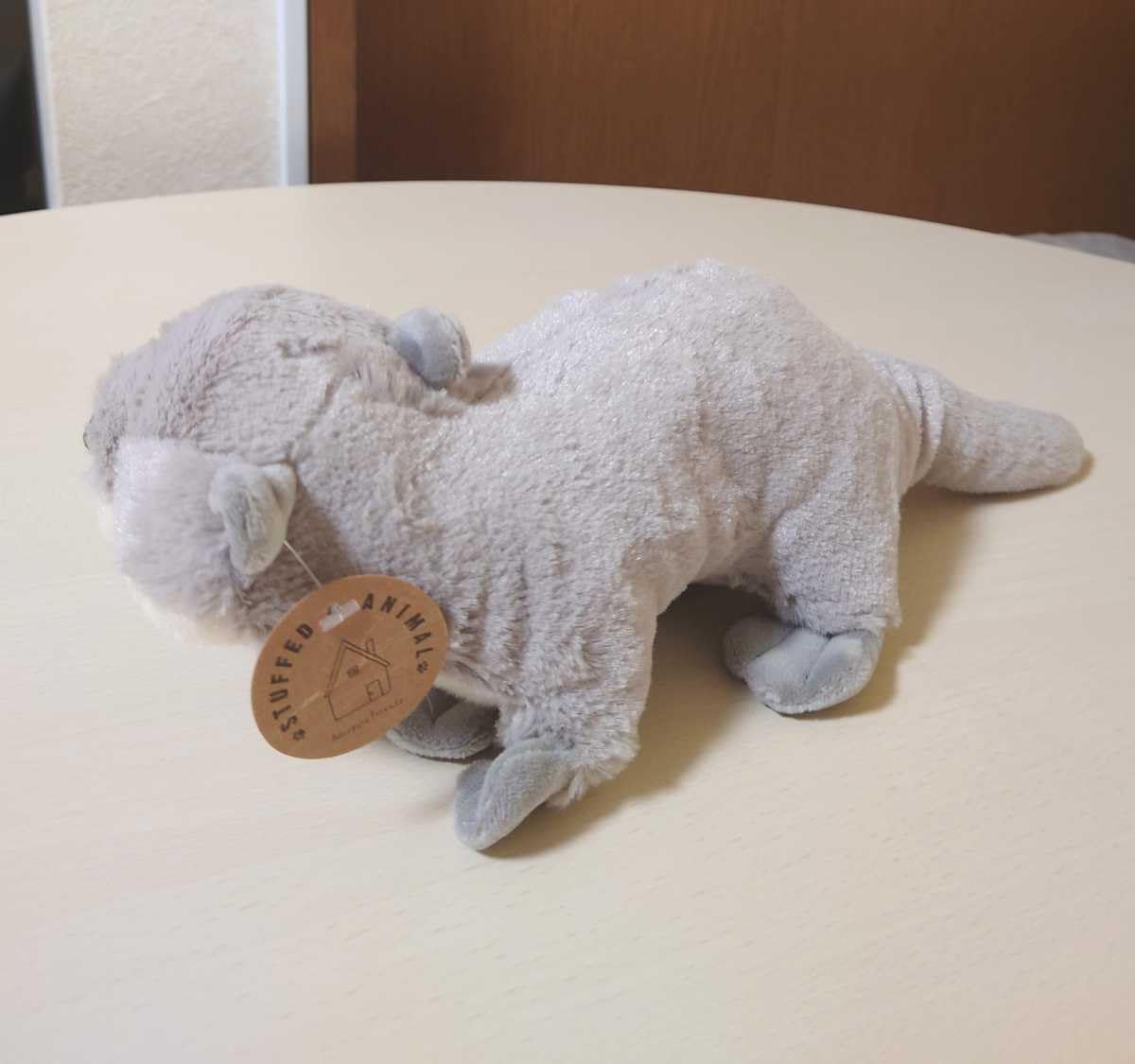 Amazon.co.jp: カワウソ ぬいぐるみ グレー タグ付き プライズ品