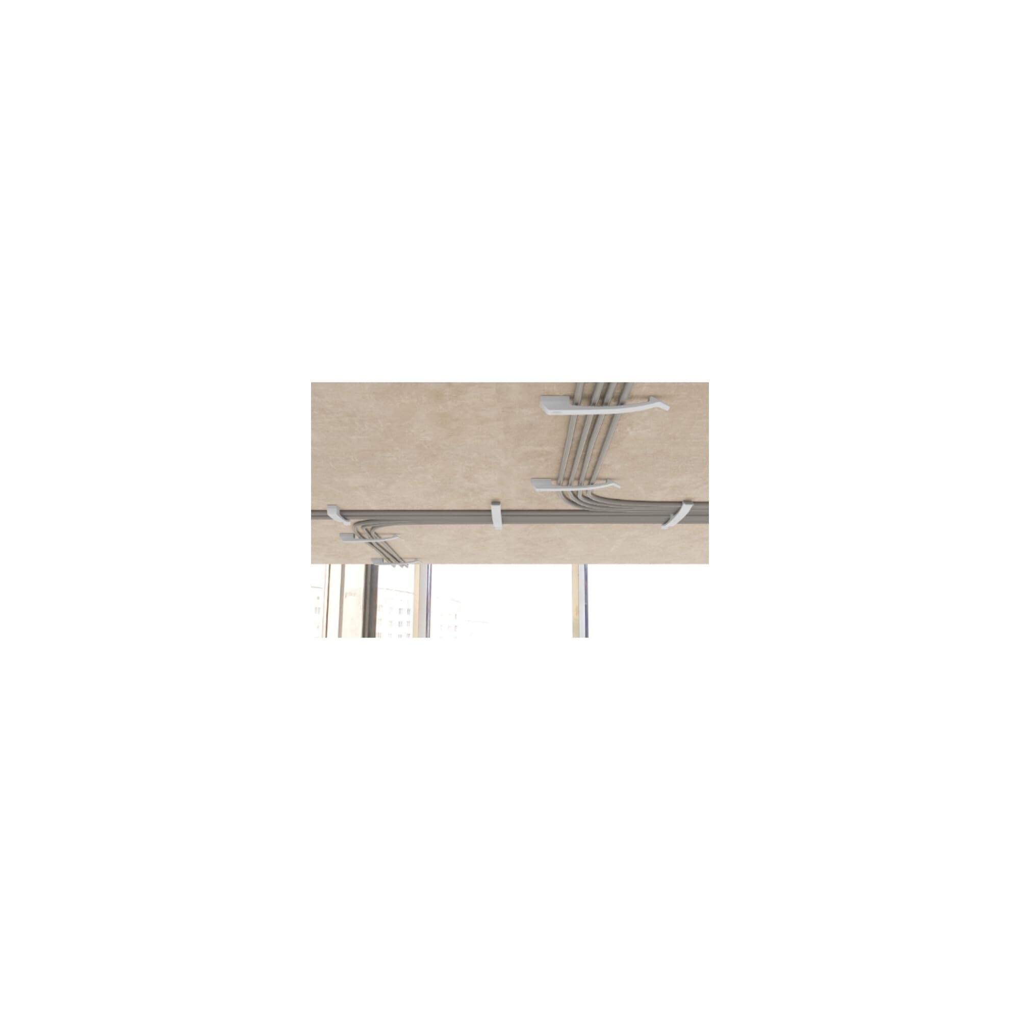 fischer - Pałąk SF plus KB 8 z kołkiem do mocowania kabli/Pudełko 50 szt
