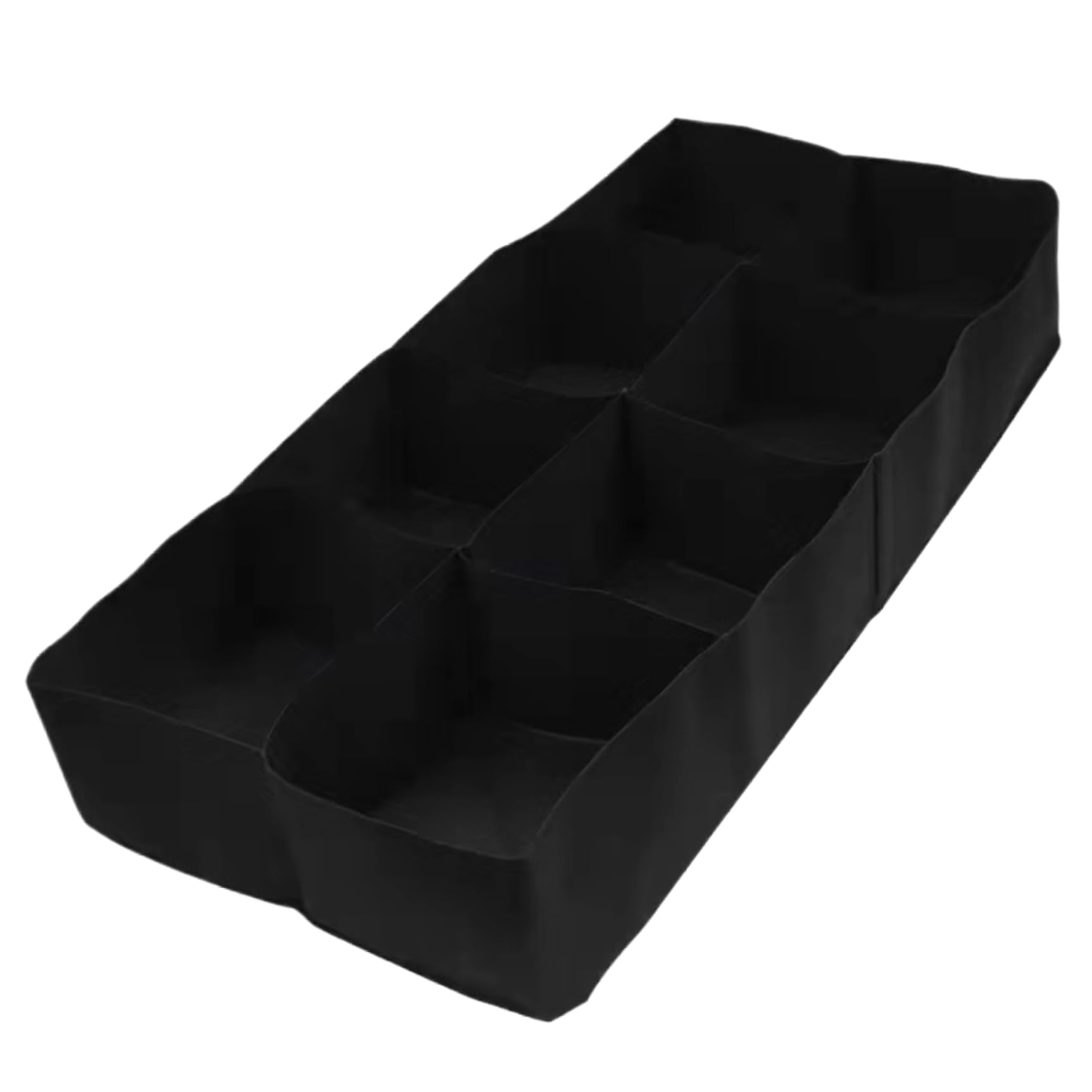 CNAFGBGG Grow Bags, Rectangular Fabric Raised Garden Bed, 8 Grids Potato Planter Breathable Non Woven Fabric Planter Grow Bags for Vegetable Plants Flowers..