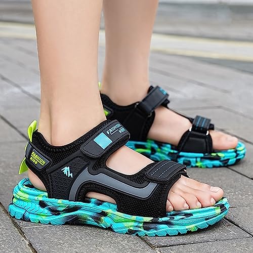 IWIHMIV Boys Girls Summer Outdoor Athletic Sport Sandals Comfortable Walking Hiking Casual Water Shoes for Kids3