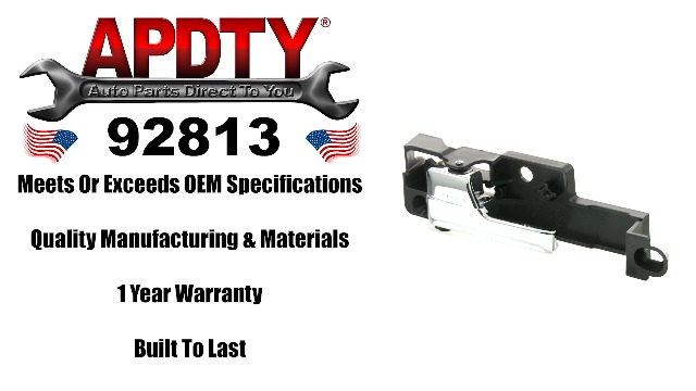 Chrome Interior Door Handle - Front Left Driver Side For Ford Fusion, Mercury Milan, Lincoln