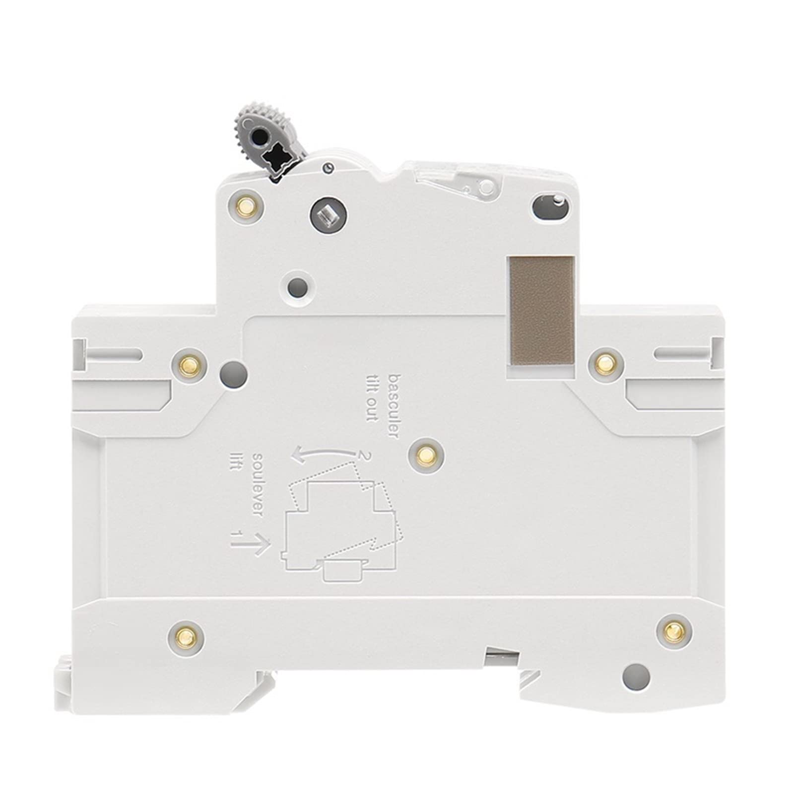 GYM9 2 polos MCB Din Rail Mini disyuntor 230V 6A-63A AC tipo 1 Uds(50A)
