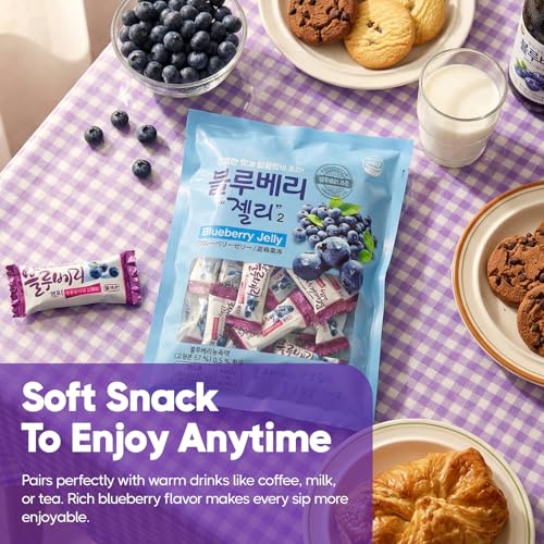 COELO Blueberry Jelly 280g dulce blando sabor arándano miniatura 5