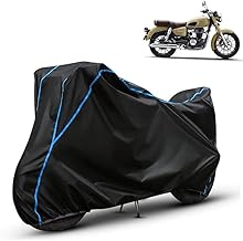 Kerwa Waterproof Bike Cover Compatible with Honda CB 350 | Dust Proof, UV-Resistant, All-Weather Protection Bike Body Cover, Windproof Elastic Bottom