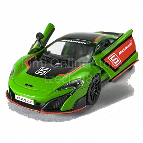 KiNSMART McLaren 675LT Green w/Decals 5
