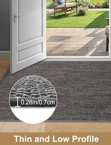 Indoor Door Mat 17"x30", Reusable Non-Slip Self-Adhesive Backing - image 4