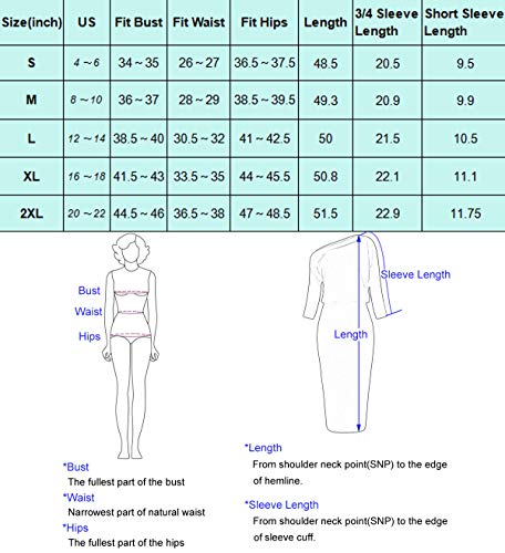 GRACE KARIN Women's Hips-Wrapped Long Sleeve Party Midi Dress Size L Wine