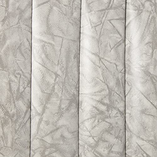 Richardson Seating Single Tone Channel Handle Back Retro Kitchen Chair With 2" Box Seat, Cracked Ice Grey, 18" #TOP5