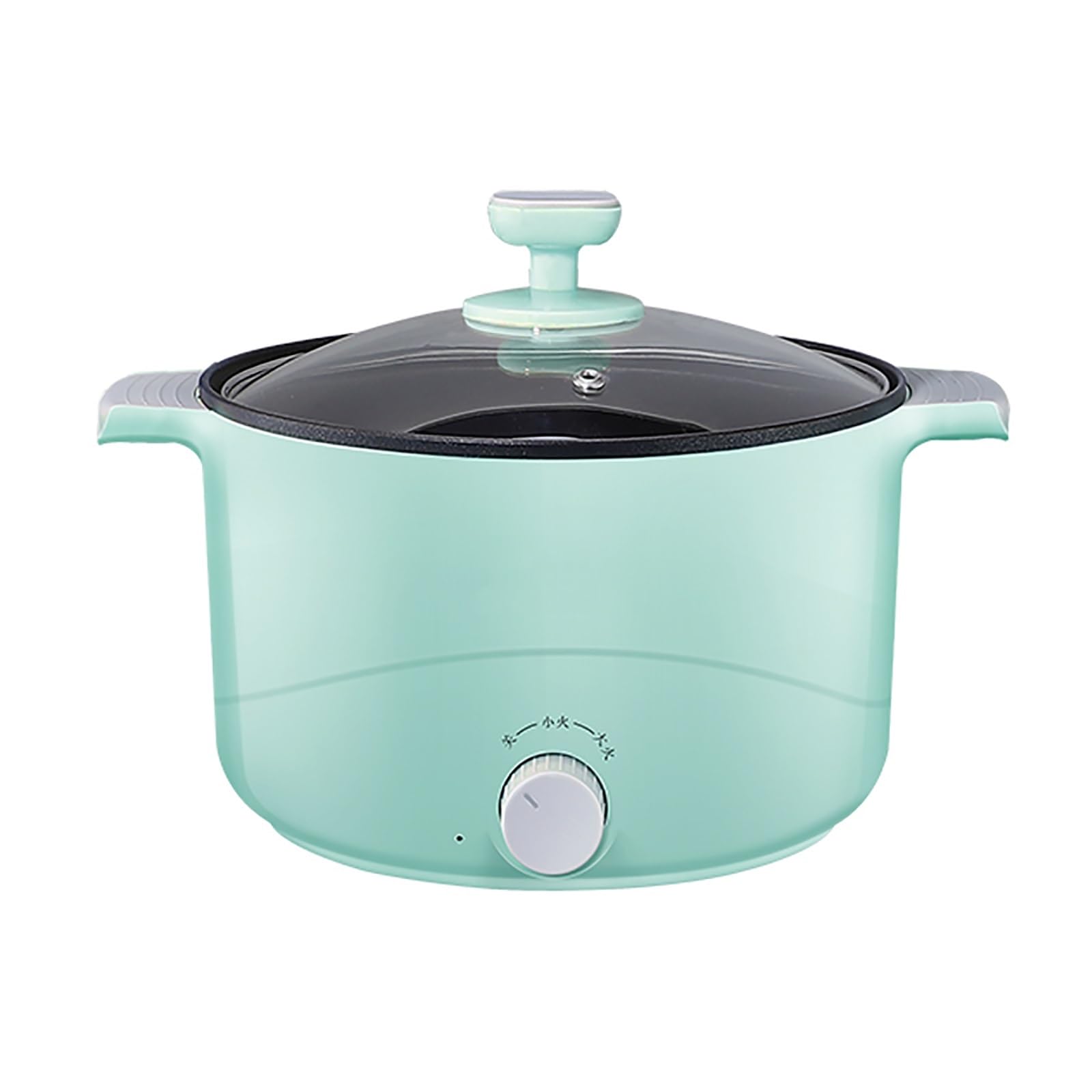 Cuociriso (1,6/2,6 l) Mini pentola Multifunzionale per Uso Domestico/Padella/Wok/pentola per zuppa, pentola Interna Antiaderente per 1-4 Persone, 220-240 V (A 2,6 l)
