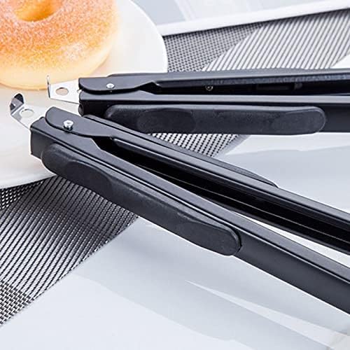 Lebensmittelzange, Kocheisen, Lebensmittelküche for Gebäck, Barbecue, Grillen, einfach und bequem zu reinigen, antihaftbeschichtet, Größe: 32,4 cm Zange