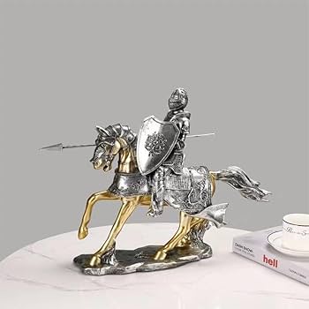 レトロ騎士置物　甲冑　アーマー置物　ヴィンテージ　レア ブリキ 甲冑 鎧 騎士 ナイト オブジェ 装飾品 インテリア雑貨