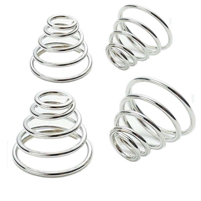 5 Stück 304 Edelstahl Turmfedern - Konische Druckfedern In Verschiedenen Drahtdurchmessern 1mm, 1.2mm, 1.5mm, 1.8mm