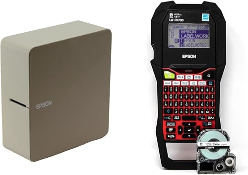 LABELWORKS Epson His & Her - Impresora de etiquetas para el paquete navideño - LW-C610PX y fabricante de etiquetas industrial LW-PX700