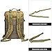 Prospo 40L Military Tactical Shoulder Backpack Assault Survival Molle Bag Pack Fishing Backpack for Tackle Storage (Khaki)