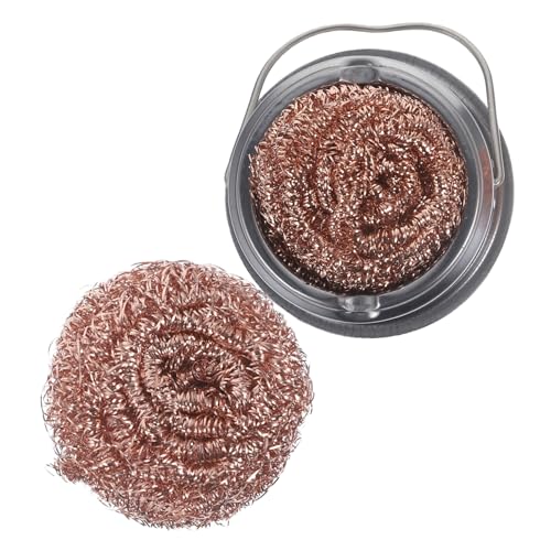 OSOLADY Ldering Tip Tinner and Cleaner Set Household Wire Ball for Clean Filter Pads