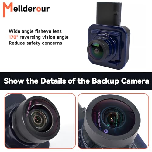 Image of Backup Camera Rear View Camera Compatible with Ford F250 F350 F450 F550 Super Duty 2017-2022.Replace# JC3T-19G490-AD