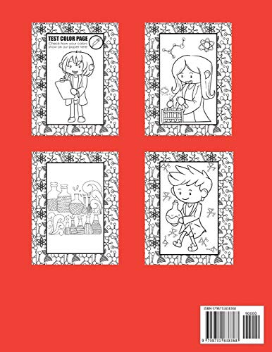 Science Laboratory Coloring Book: Chemistry Activity Book / 5+ Ages