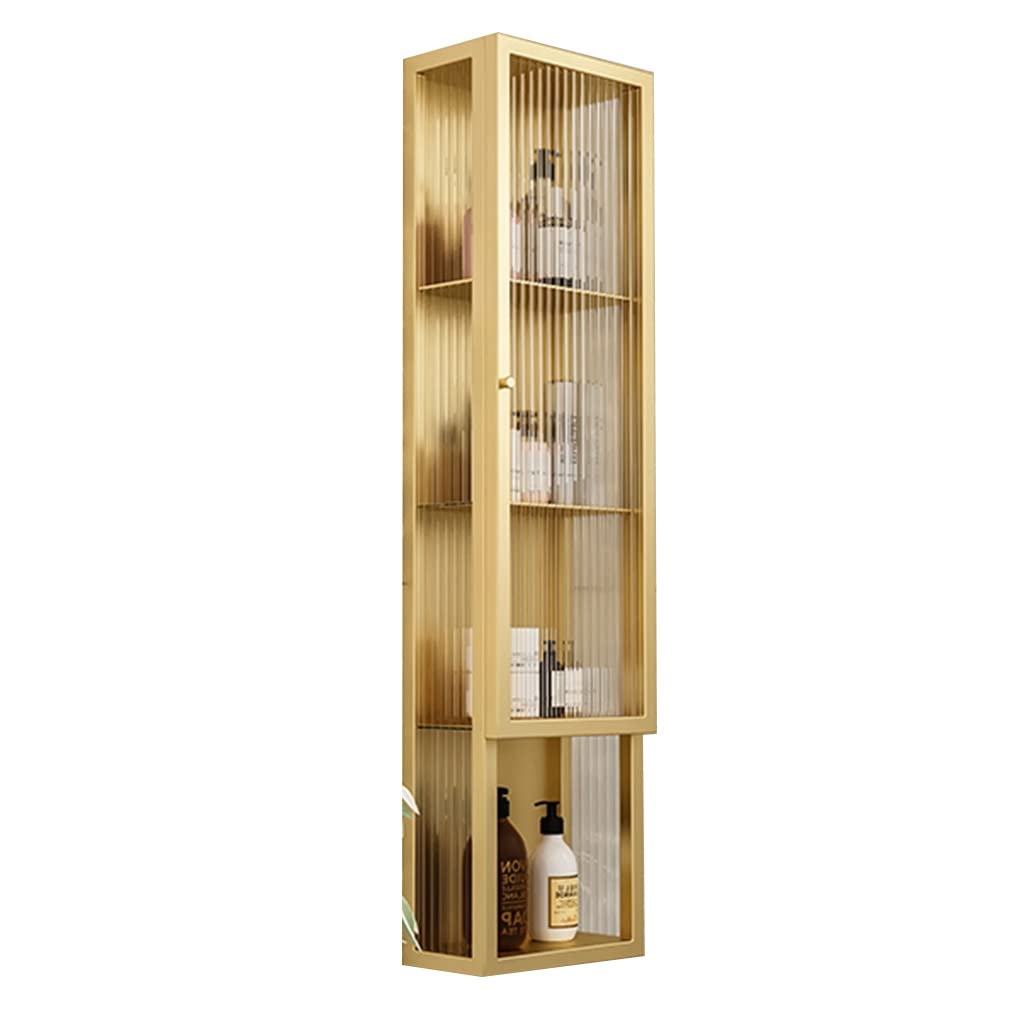 Armadio da Bagno a Parete Stretta, organizzatore di stoccaggio Indipendente, Armadio Bianco Elegante per Soggiorno, corridoio, Ufficio, Ideale per soluzioni salvaspazio