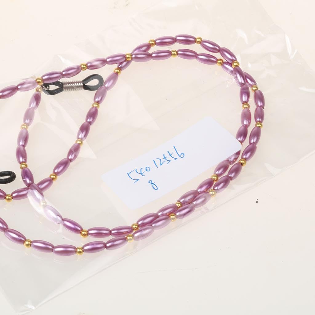 CLUB BOLLYWOOD®Neck Cord Lanyard Glasses Sunglasses Bead Chain Spectacle Holder Purple|Jewelry & Watches | Fashion Jewelry | 1 x Spectacle Chain-image-32