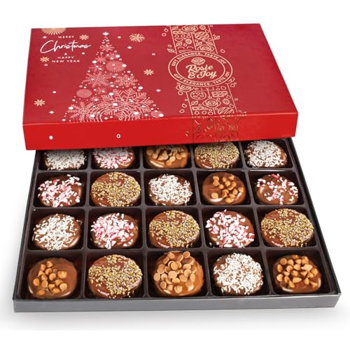 Gourmet Cookie Gift Basket – 20 Premium Cookies with Milk Chocolate &amp; Assorted Flavors, Ideal for Holiday Gifting, Birthdays, and Corporate Appreciation - USA Made