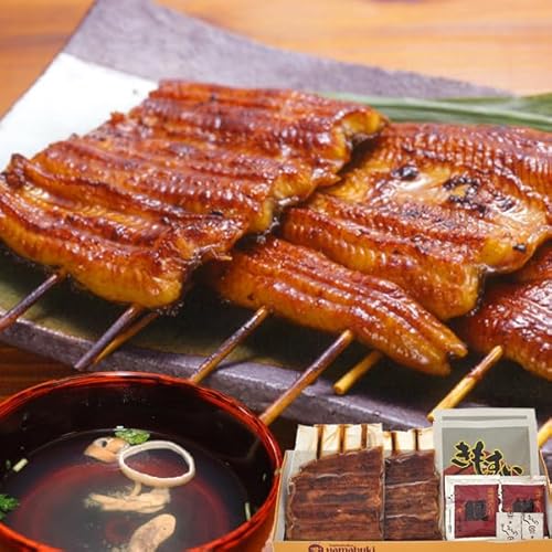 うなぎ蒲焼き国産 串蒲焼2人前と肝吸い詰め合わせ