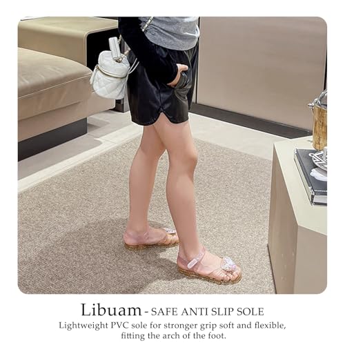 Image of Jelly Sandals for Girls,Closed Toe Princess Costume Summer Dress Shoes Fisherman Gladiator Water Beach Flat Sandals for Toddler /Little Kid /Big Kid