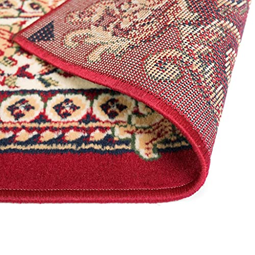 vidaXL Orientteppich Klassisch Design Teppich Orientalisch Kurzflor Orient Wohnzimmerteppich 1350 g/m² Florhöhe 7mm… – Bild 5