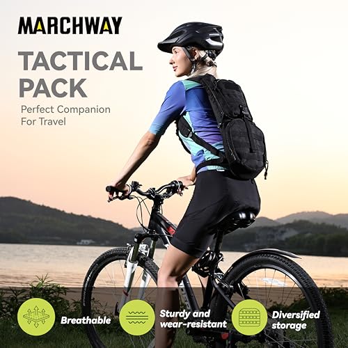 Marchway HYDB01BLA Tactical Molle Hydration Pack Backpack thumb #1