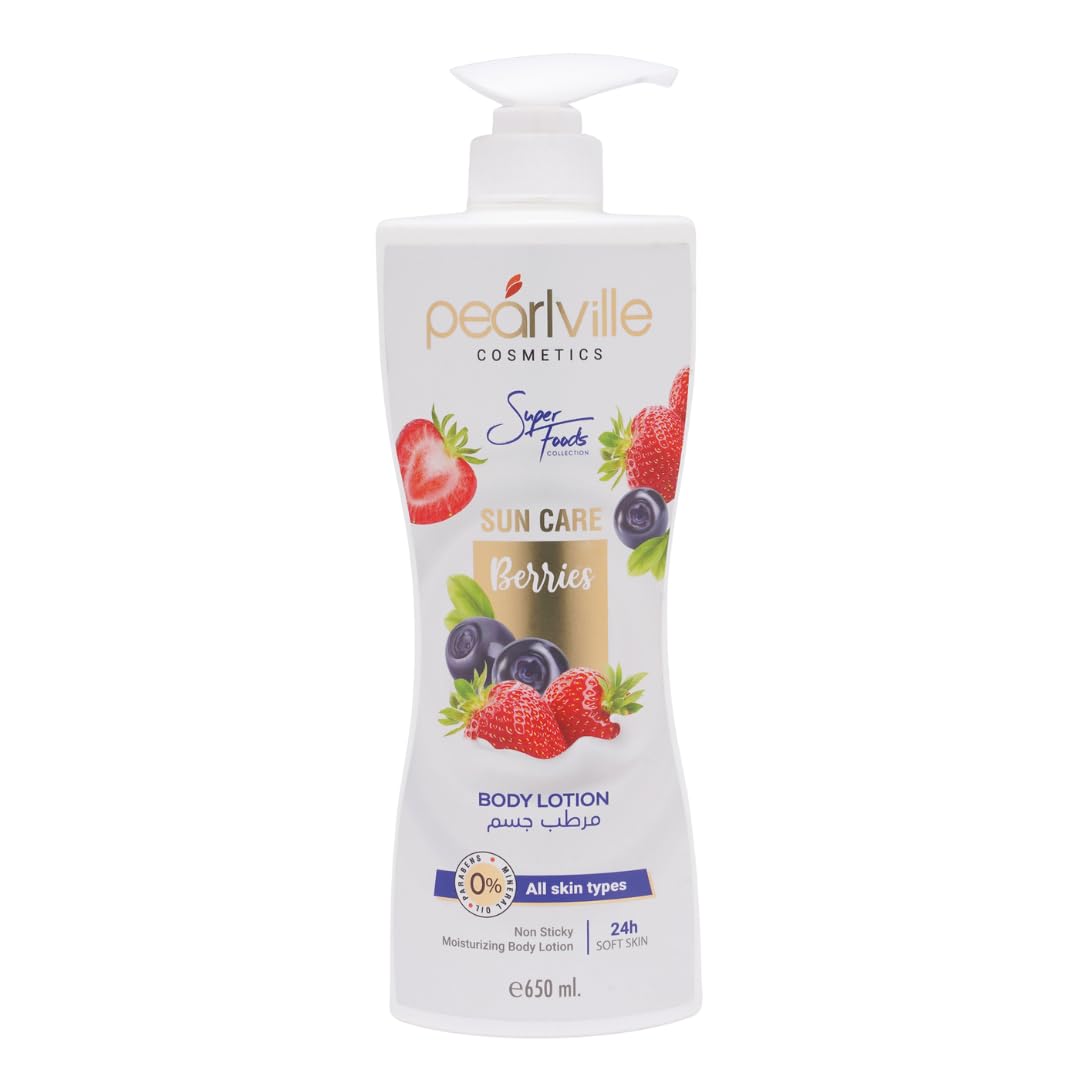 Suncare Berries Body lotion - 650 Ml | Smoothing & Hydrating | Free Of Paraben & Silicones