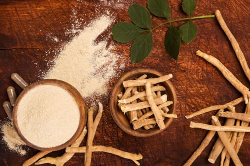 Image of Organic Ashwagandha Root Powder -4 Ounce | Lab Tested for Purity | Resealable Kraft Bag,Non-GMO, Indian Ginseng, Withania Somnifera -100% Raw from India, by SHOPOSR