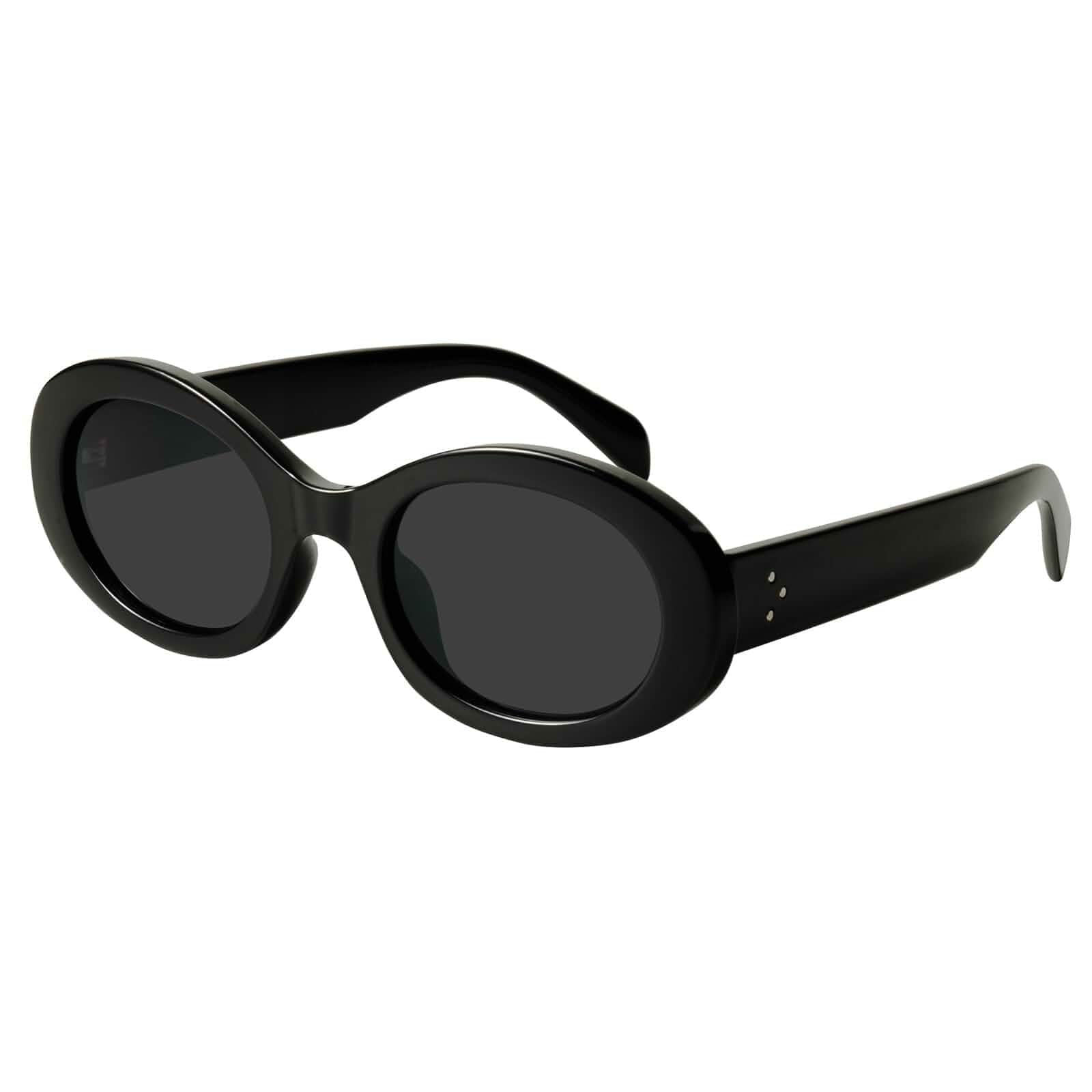 mosanana Oval Sunglasses for Women 90s Vintage Chunky Frame MS52371 Luxury-inspired, UV400 Protection, Ideal for Street Style, Vacations, and Daily Wear