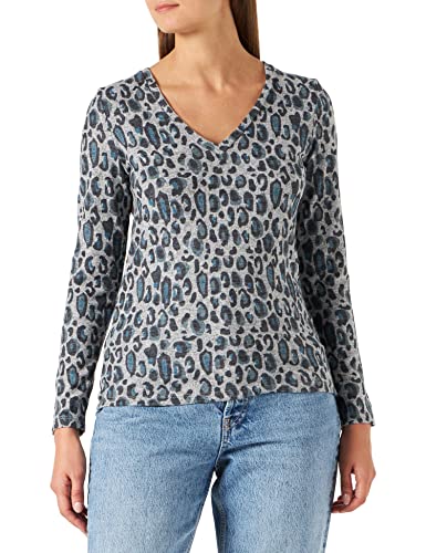 Naf Naf Ofauna Camiseta, Gris, M para Mujer