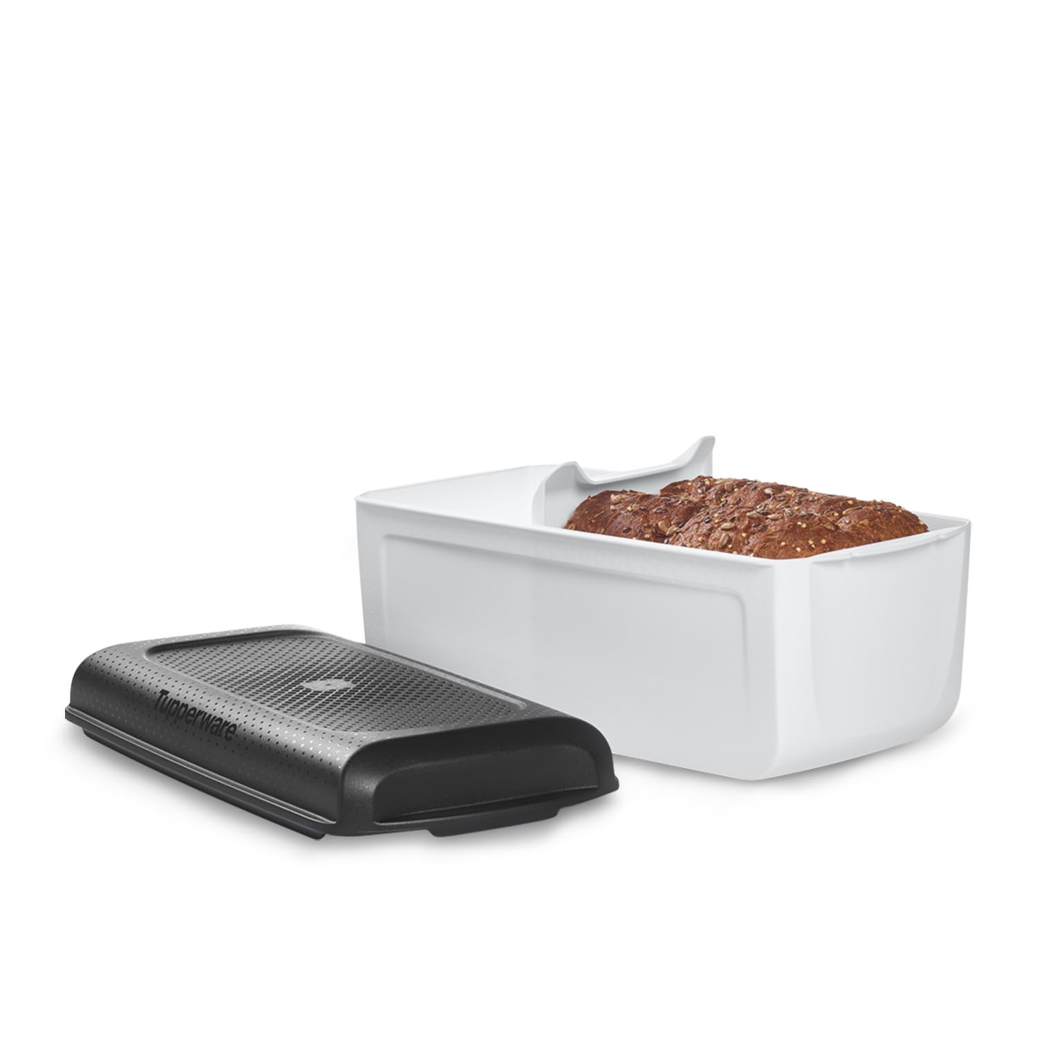 Mediashop BreadSmart - Brotkasten mit Trenner - Brotbox & Frischhaltebox für Brot, Brötchen & Gebäck - BPA-frei - hält Backwaren länger frisch & reduziert Abfälle - Brotaufbewahrung & Brotbehälter