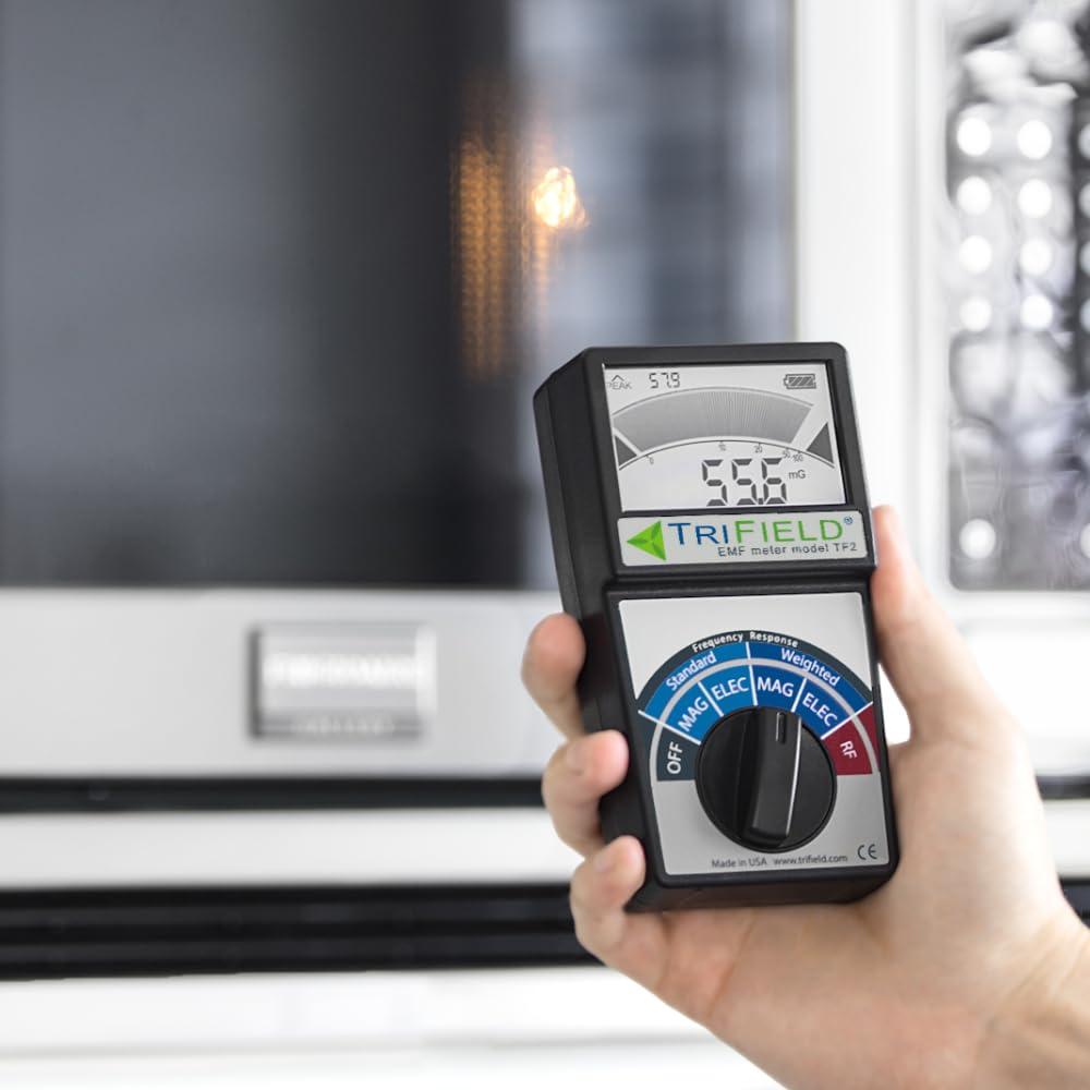 TriField EMF-Messgerät TF2, elektrisches Feld, Hochfrequenzfeld (RF), magnetisches Feldstärkemessgerät, erkennt 3 Arten elektromagnetischer Strahlung