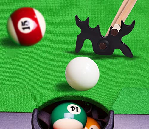 Gse Games & Sports Expert Billiard Pool Cue Stick Black Plastic Slip-On Bridge Portable Moosehead Bridge Head Pool Billiard Cue Bridge Heads (1-Pack) #TOP6